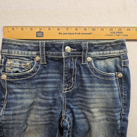 Miss Me Women's Blue Jeans, Size 26, Boot Cut, Style M3115B - Picture 12 of 14